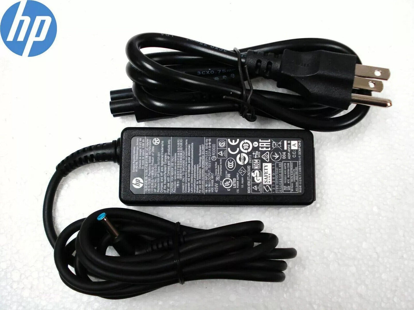 OEM 45W HP Laptop Charger Adapter 854054-Power Cord 001 741727-001 740015-001