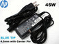 OEM HP laptop AC Adapter Power Supply charger 19.5V 45W blue tip 741727-001