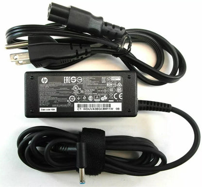 OEM HP laptop AC Adapter Power Supply charger 19.5V 45W blue tip 741727-001