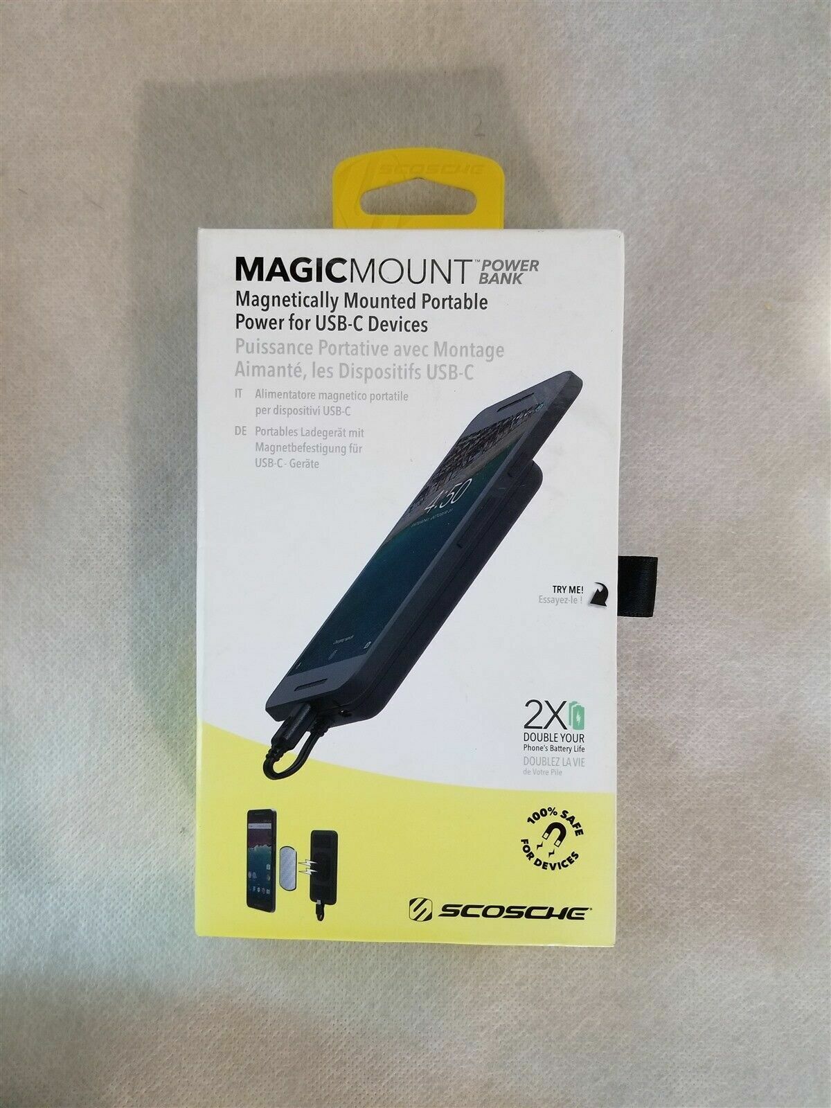 USB-C TYPE C Slim Power Bank Charging Portable External Battery Backup Charger