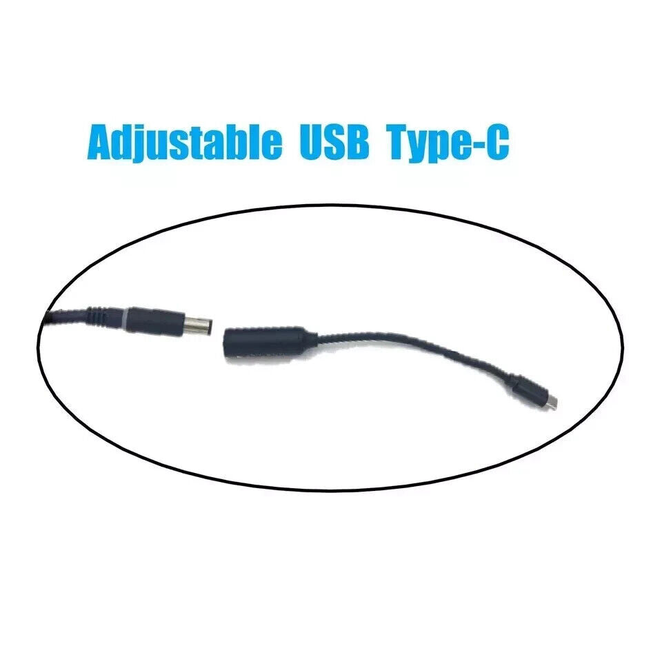 65W USB C Type Dell Latitude 5400 3100 7400 3500 Power Supply Laptop Charger
