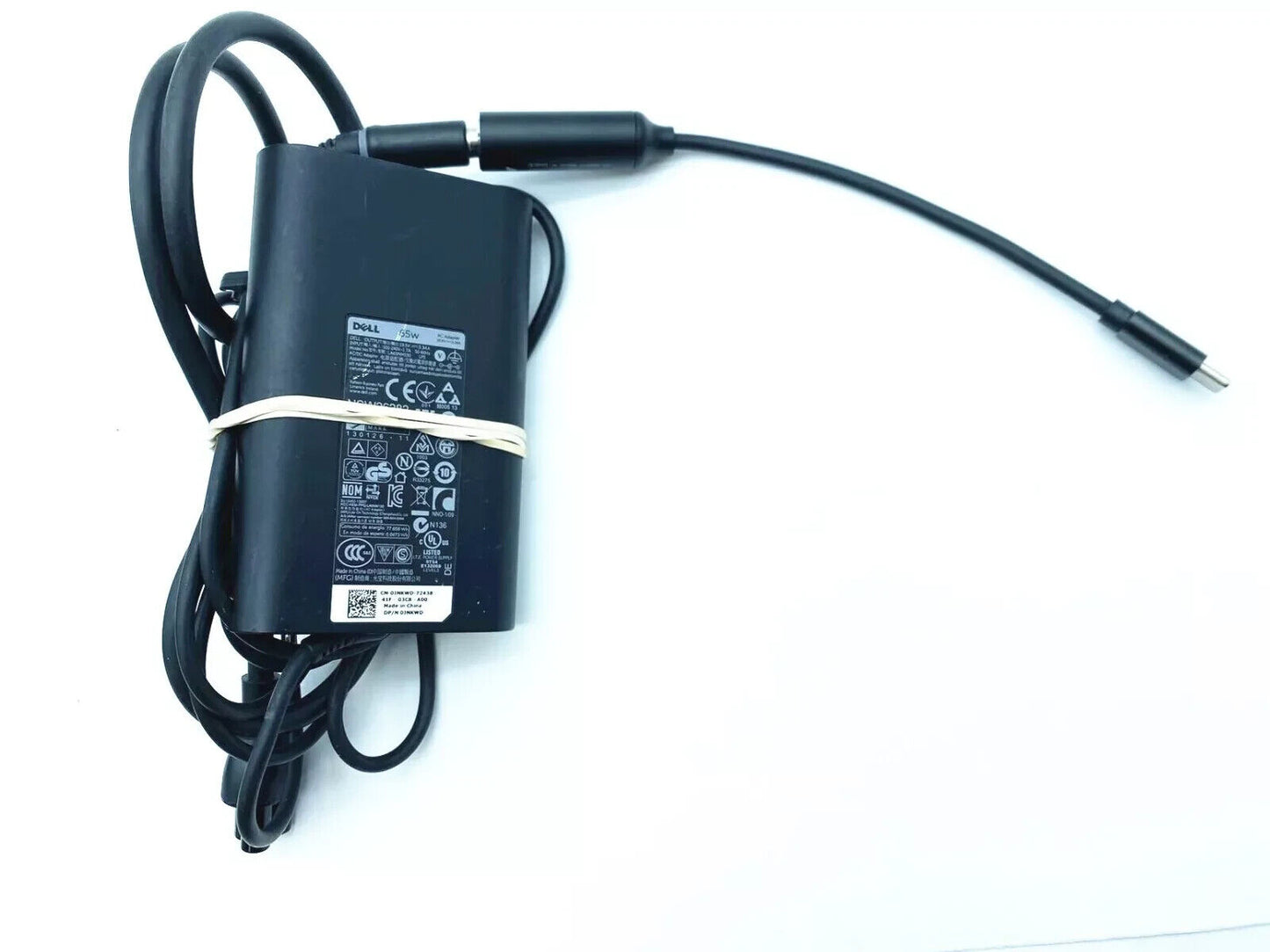 Dell Chromebook 11 13 14 3380 3100 3400 5190 65W USB-C Type-C Laptop Charger