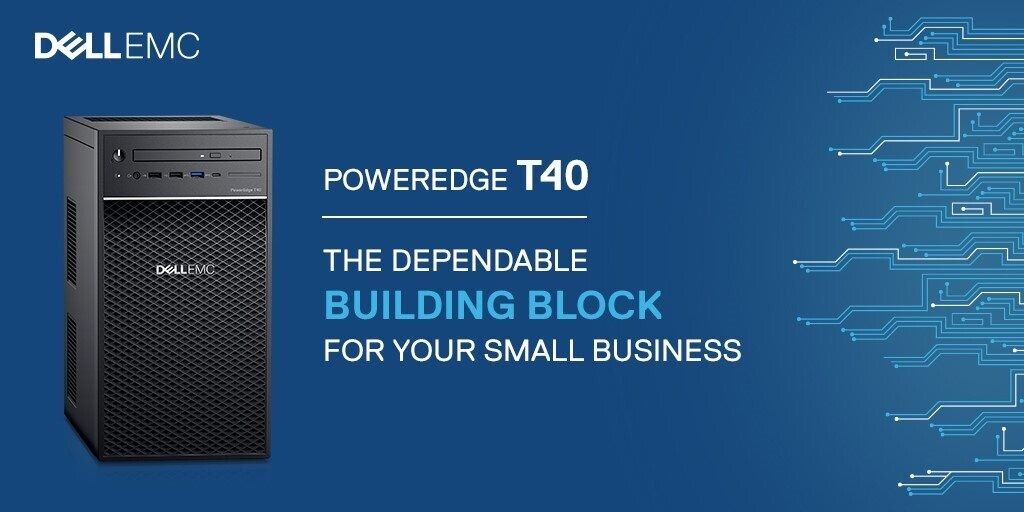 Dell EMC PowerEdge T40 Server i5-9500 32GB RAM 1TB SSD windows 10 Pro WiFi