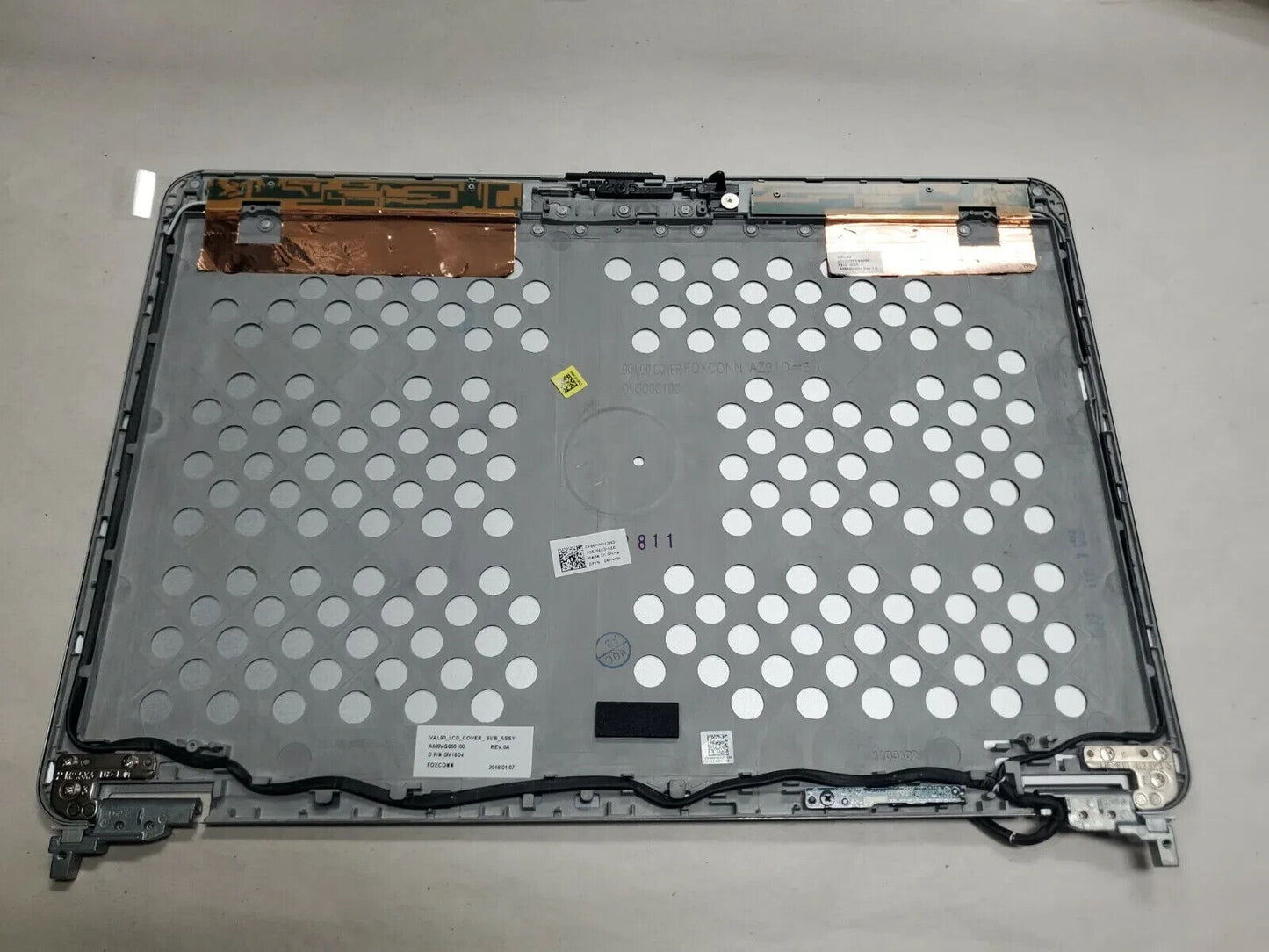 New Dell OEM Latitude E6440 14" LCD Back Cover Lid W/Hinges AMC03 8PNMP M16D4