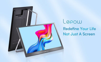 LEPOW C2 Portable Second Monitor 15" FHD 1080P External HDMI USB-C 60hz