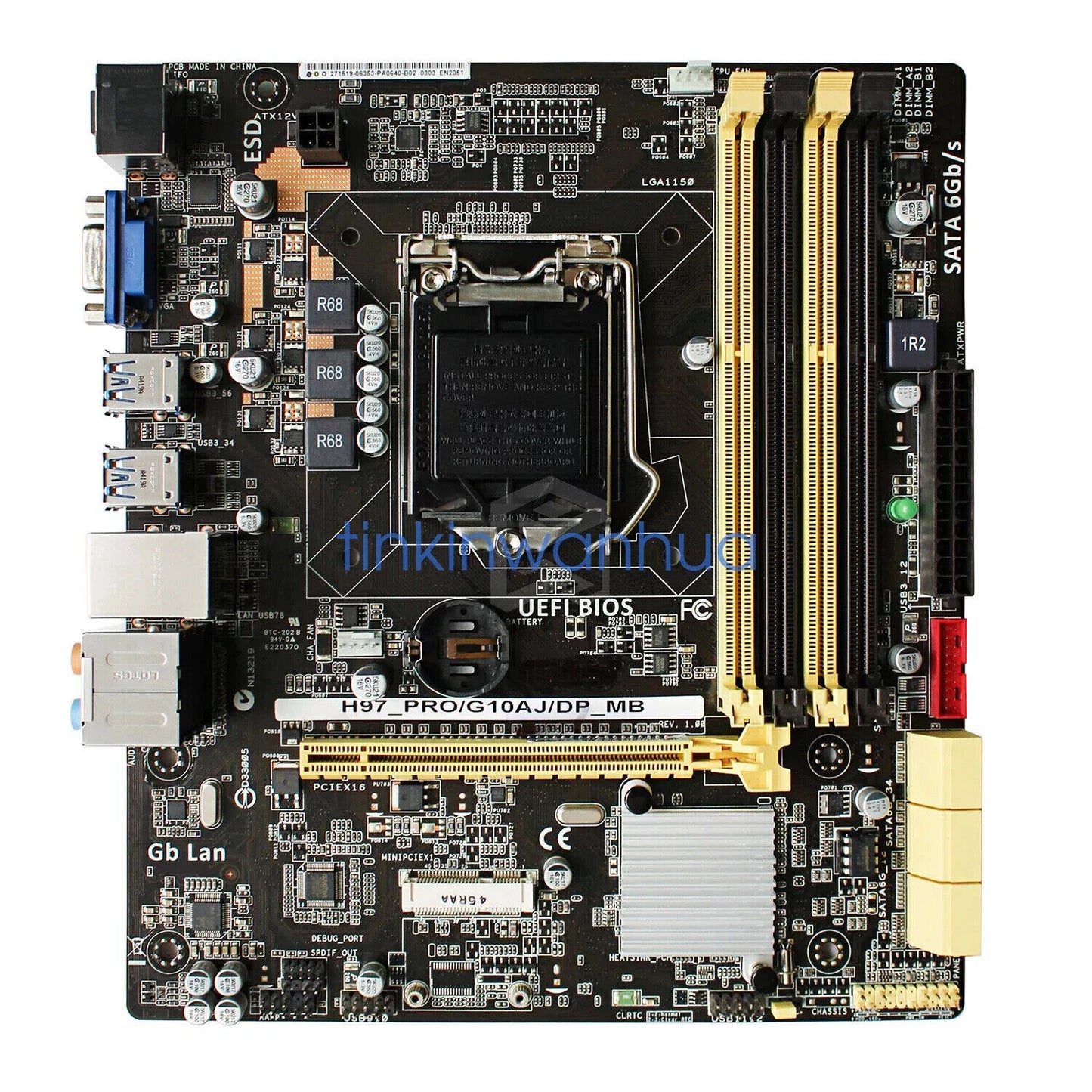 Asus H97_Pro/G10AJ/DP_MP ATX Desktop Motherboard
