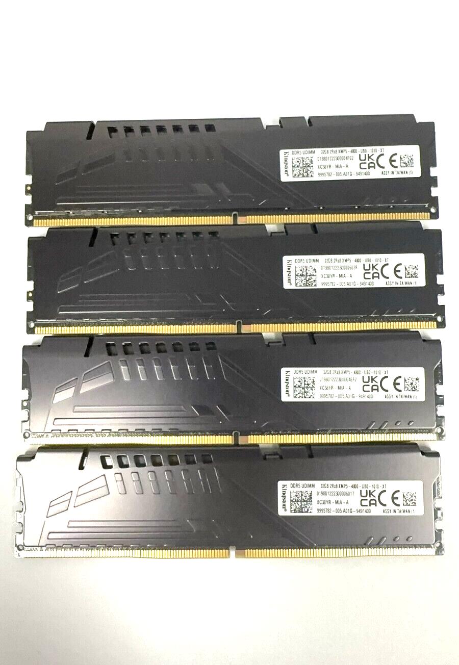 128GB 64GB Kingston FURY Beast Black XMP5-4800-UB0 DDR5 4800 32GB 2RX8 XMP LOT