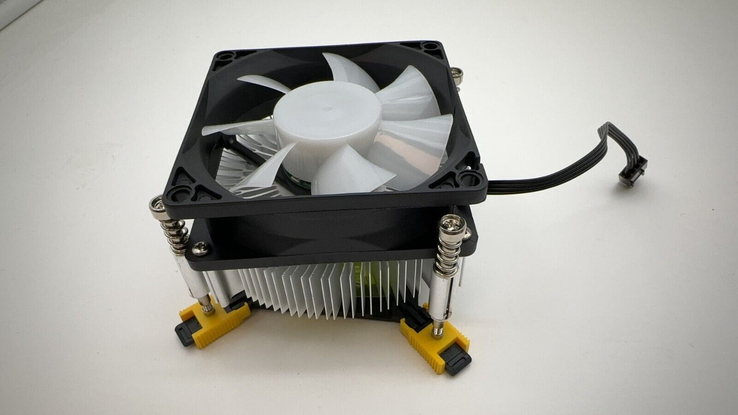 Intel Aluminum Socket 1155 1150 1151 1156 RGB Lighting Cooling Heatsink Fan