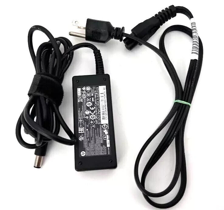 OEM HP 45W 19.5V 2.31A Adapter 7.4mm Large Tip, 744481-003 Power Supply