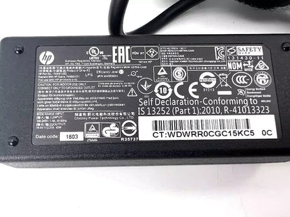 OEM HP 45W 19.5V 2.31A Adapter 7.4mm Large Tip, 744481-003 Power Supply