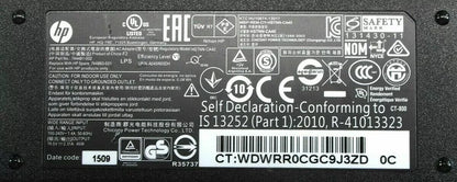 OEM HP 45W 19.5V 2.31A Power Adapter Supply 7.4mm Large Tip 744481-003