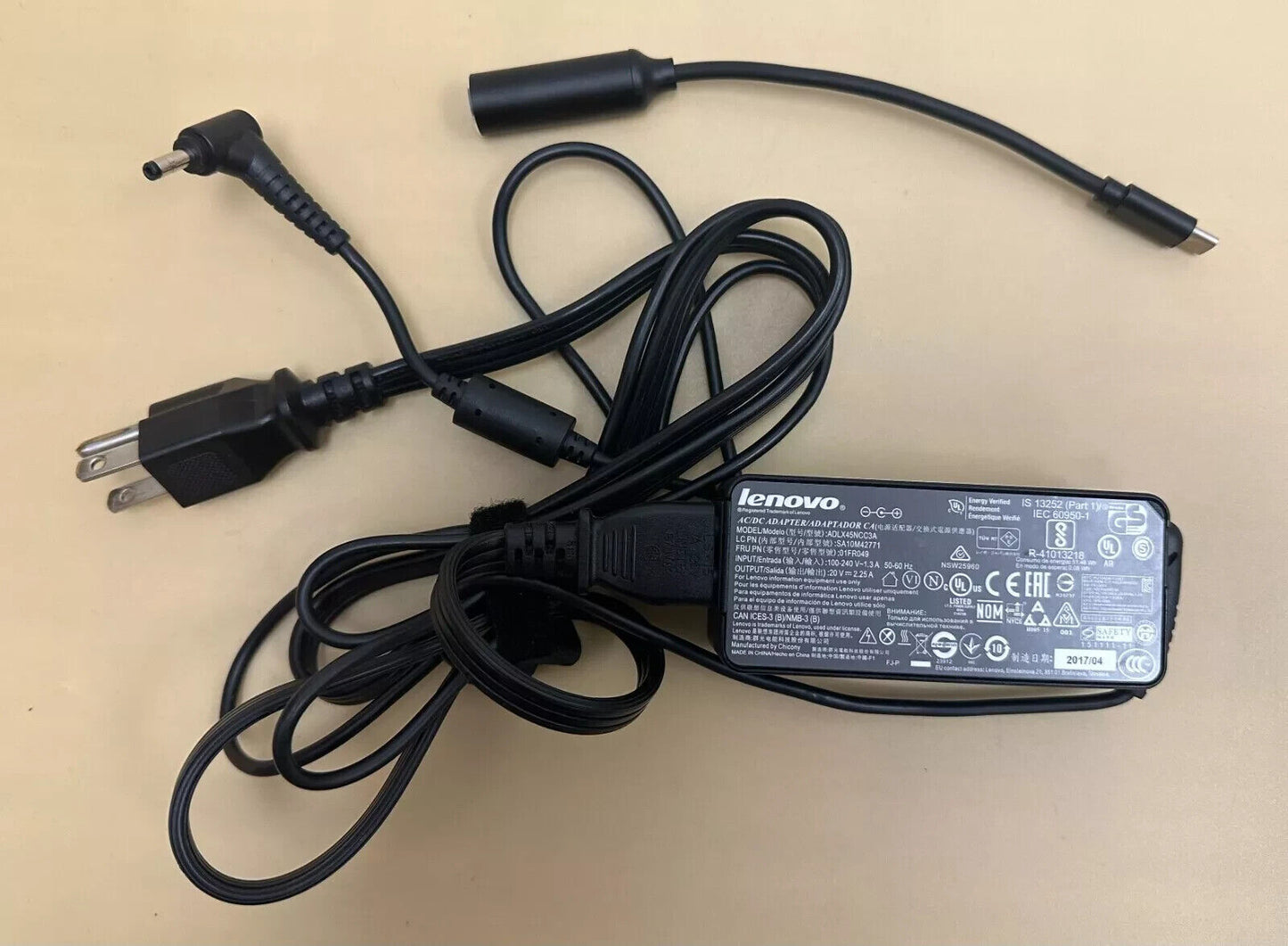 45W USB-C Type-C AC Adapter Laptop Charger for HP Chromebook X360 14 G5 14-CA000