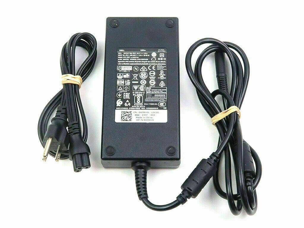 Genuine Dell 180W AC Adapter DA180PM111 HA180PM111 FA180PM111 Tested Working