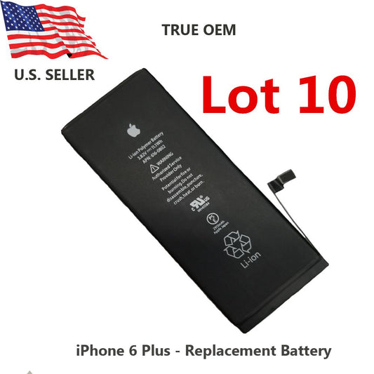 Lot 10 Genuine Battery for Apple iPhone 6+ 6 Plus - 2915mAh - Original Battery