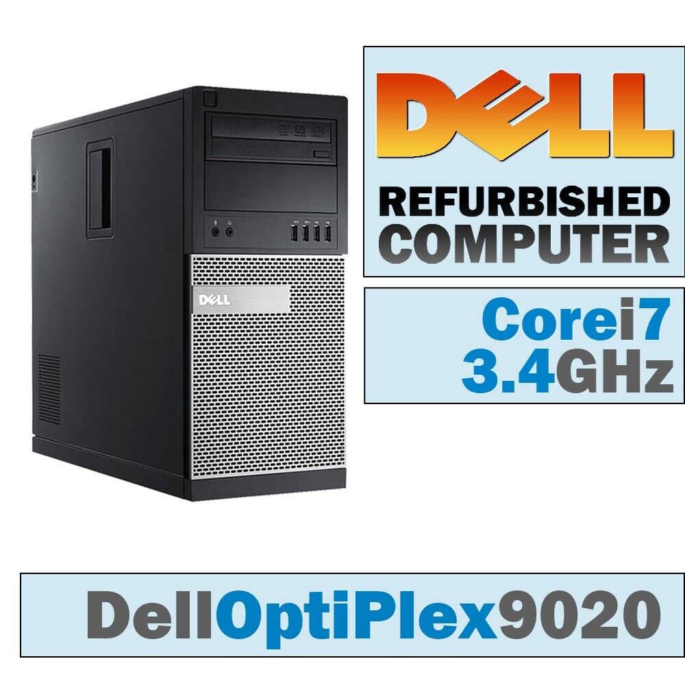 Dell OptiPlex 7020 MT i7 4790 3.6GHz 32GB 960GB SSD WINDOWS 10 WIFI
