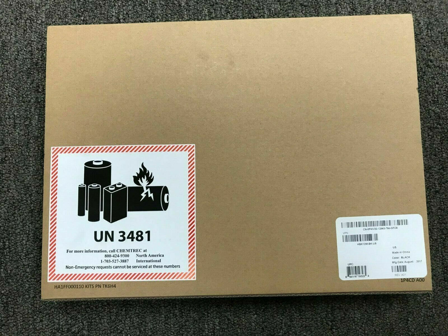 FWV30 DELL LATITUDE 11 KEYBOARD W/ BUILT IN STYLUS RECHARGEABLE BATTERY NO PEN