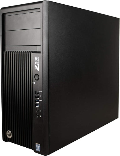 GAMING PC HP Z230 Desktop computer i7 4790 32GB R9-350 256GB SSD +1TB Win10 WIFI