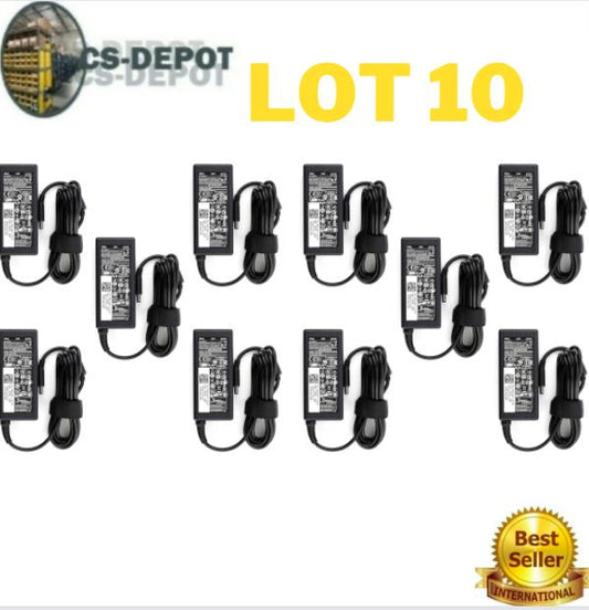 Lot of 10 Dell AC Adapter 65W 19.5V LA65NS2-01 PA-12 Family Laptop Charger