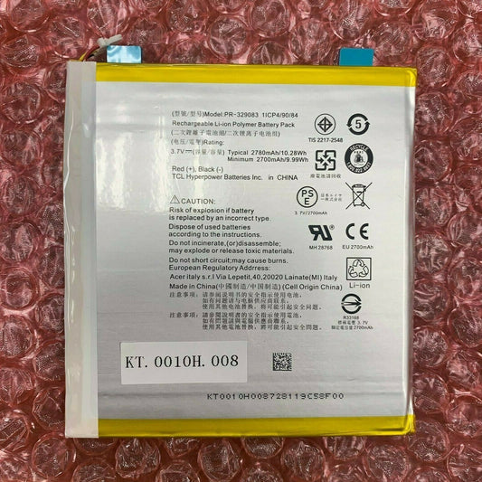 PR-329083 Battery For Acer Iconia One 7 B1-770 A5007 3.7V 2780mAh KT.0010H.008