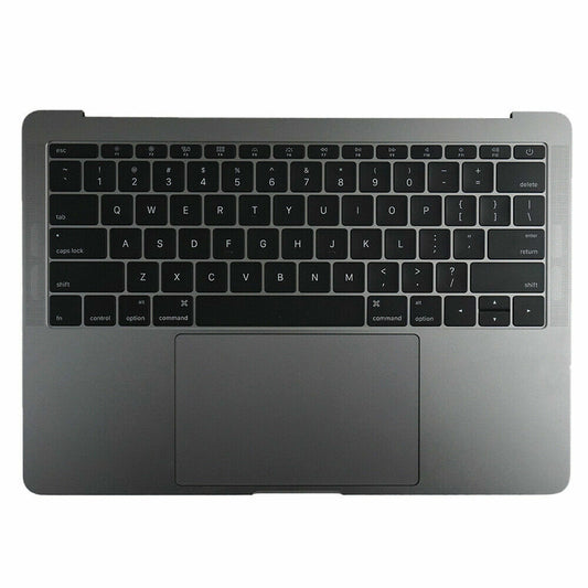 Gray MacBook Pro 13.3" A1708 2017 keyboard Battery A1713 Touchpad Top Case