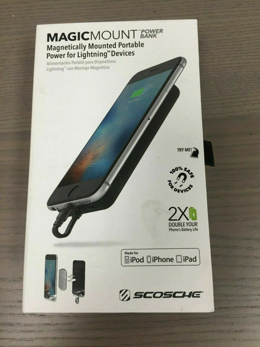 MagicMount 4000mAh Magnetic Power Bank for iPhone X XS XSMAX 8 7 11 Charger Slim