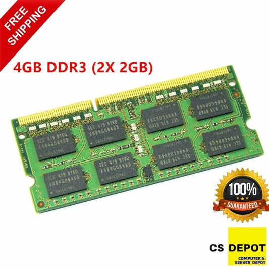 Memory 8GB RAM Kit (4x2GB)-10600S LAPTOP DDR3 1333MHz SODIMM