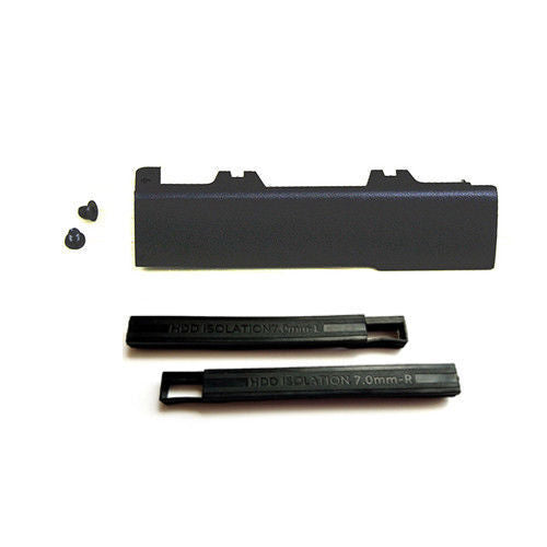 LOT 10 Hard Drive Caddy Cover + 7mm Isolation Rubber Rails For Dell E6540