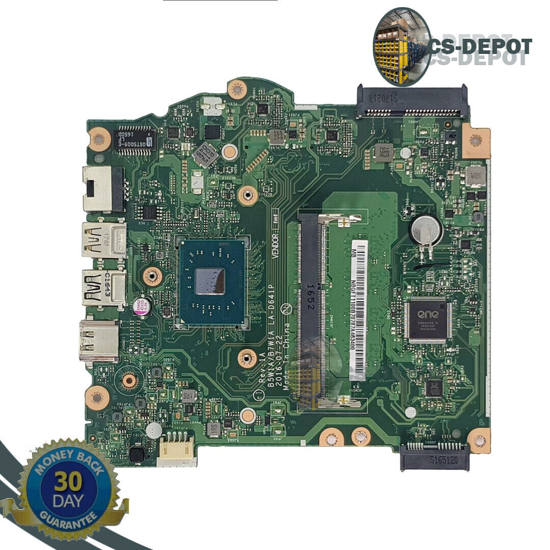 Acer Aspire ES1-533 Intel Celeron N3350 1.10GHz Laptop Motherboard NB.GFT11.00B