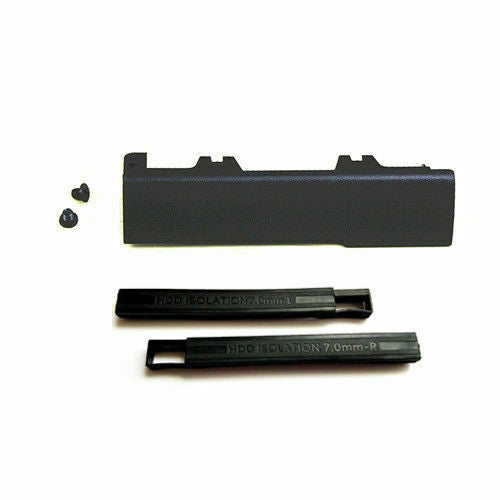 LOT 5 Hard Drive Caddy Cover + 7mm Isolation Rubber Rails Dell Latitude E6540