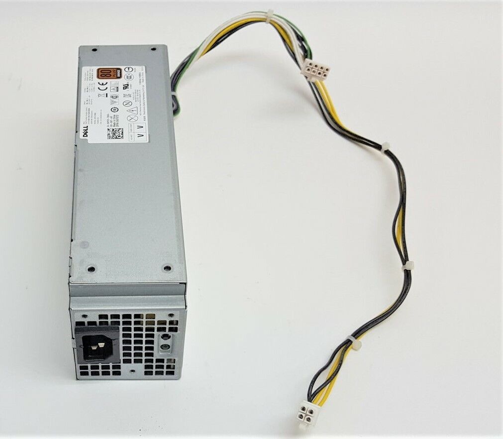Dell 180W Power Supply WYX72 C5YYV OptiPlex 3040 5040 7040 SFF 4Pin + 8Pin