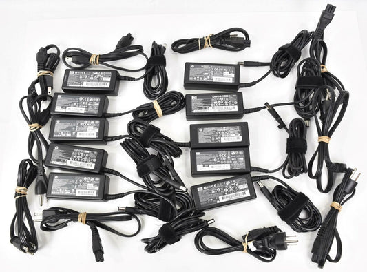 LOT OF 10 HP AC Adapters 19.5V 3.33A 65W 693711-001 677774-002 GENUINE chargers