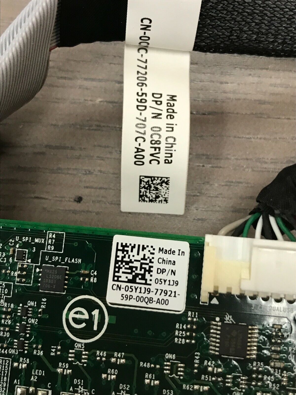 DELL POWEREDGE R330 LFF FRONT CONTROL PANEL BOARD ASSEMBLY 5Y1J9 + 2P3NH + C8FVC