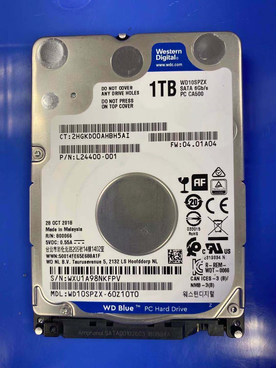 Lot of 10 WD Seagate Toshiba Laptop 2.5" SATA Hard Drives 1TB  **Good**