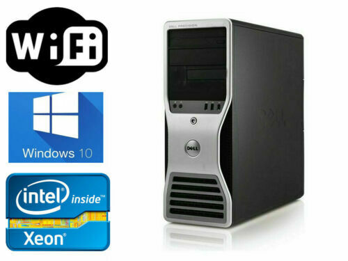 GAMING PC DESKTOP Dell Precision T3500 W3550 12GB 512GB SSD HD7570 WIFI WIN10