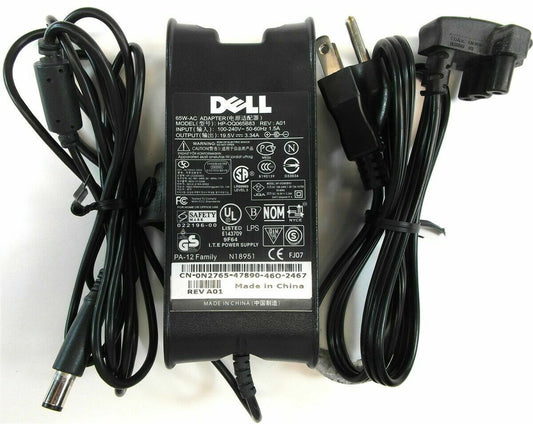 DELL E6420 E6430 E6530 E6440 E5440 65W 19.5V 3.34A AC Charger Power Adapter