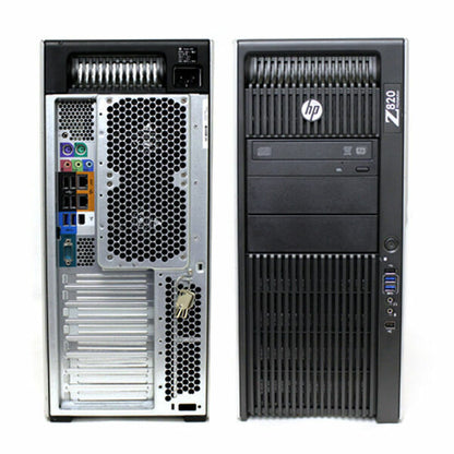 HP Z820 Workstation Xeon 16CORES 2X E5-2690 128GB 256GB SSD +2TB K620 wifi WIN10
