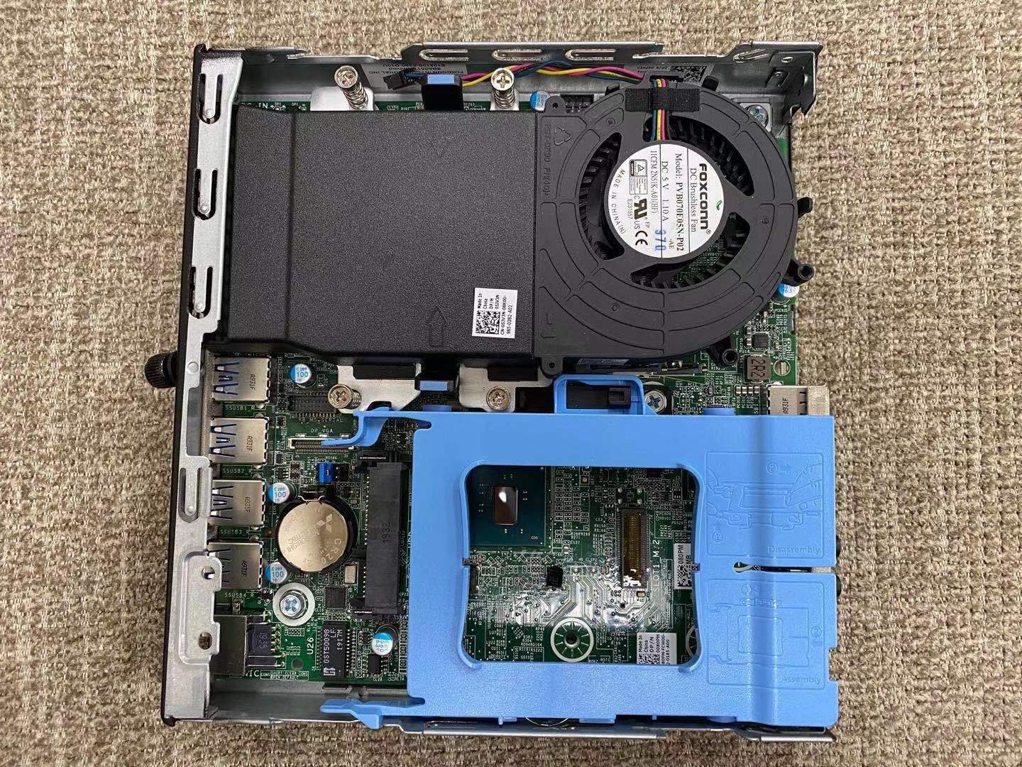 HP ProDesk 400 G3 Micro PC Barebone Motherboard Chassis Caddy Heatsink Fan