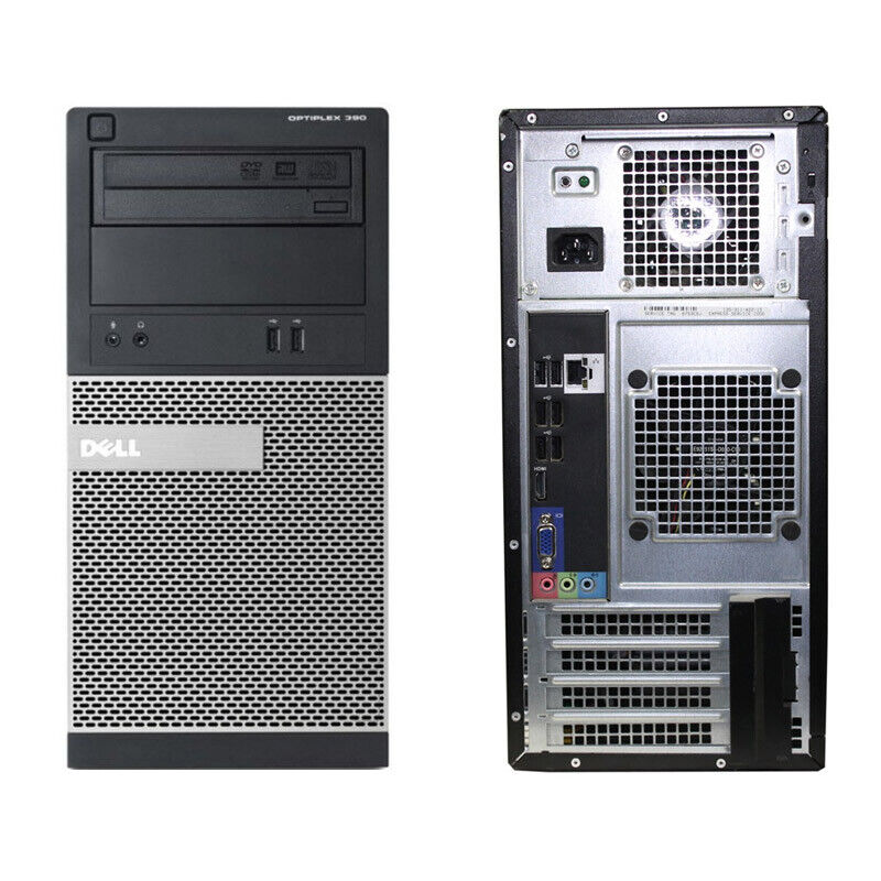 Gaming PC Desktop Computer DELL i5 16GB 512GB SSD R9-350 Win10 WIFI W/KB HDMI