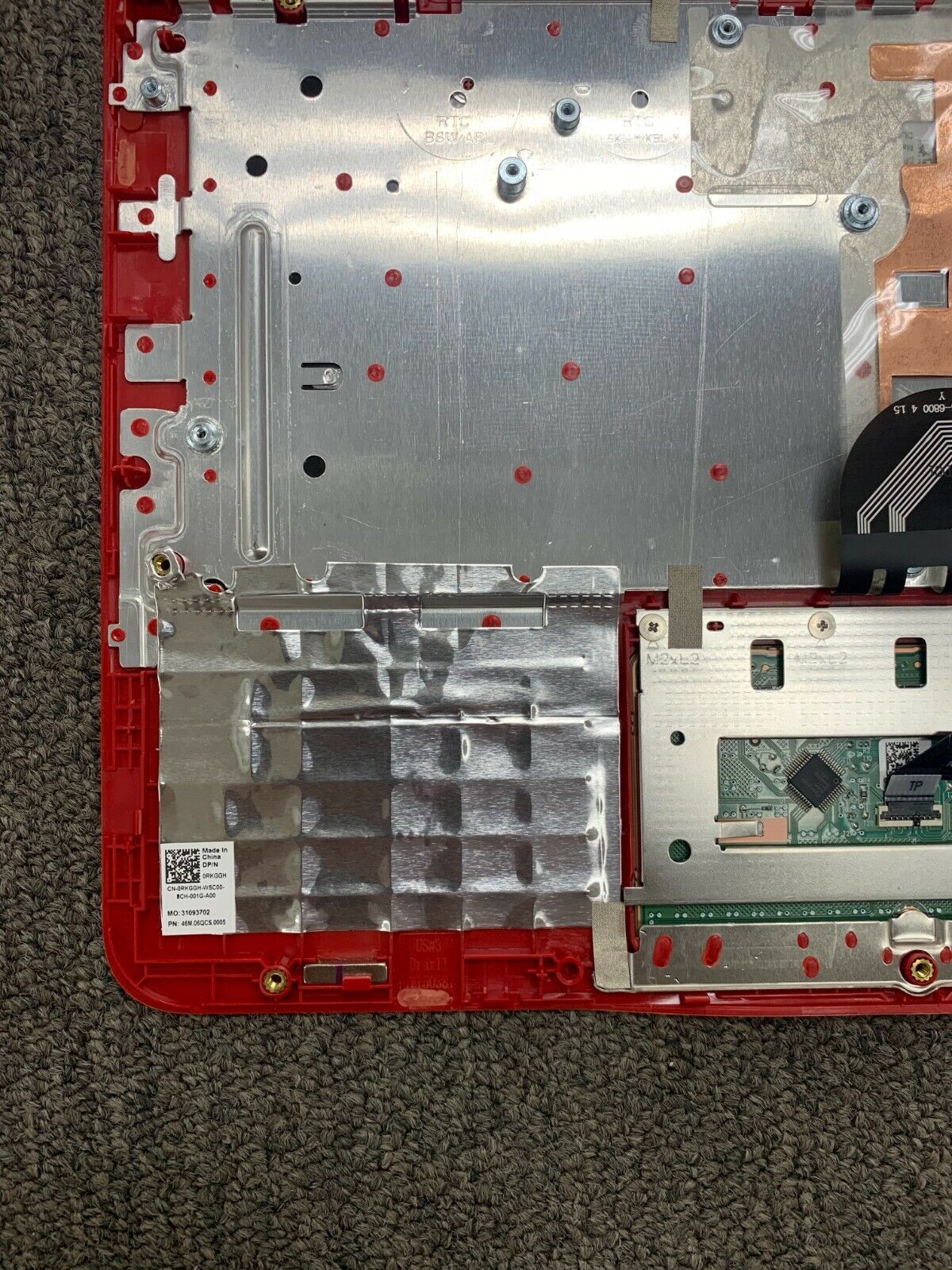 NEW RKGGH Keyboard Assembly W/ Palmrest Touchpad FOR Dell Inspiron 11 3168 3169