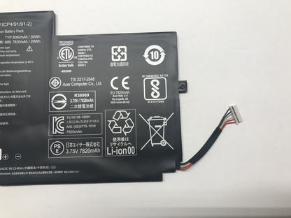 Acer Aspire Switch 10 SW3-013 SW3-013P KT.00203.009 1ICP4/91 Battery AP15A3R
