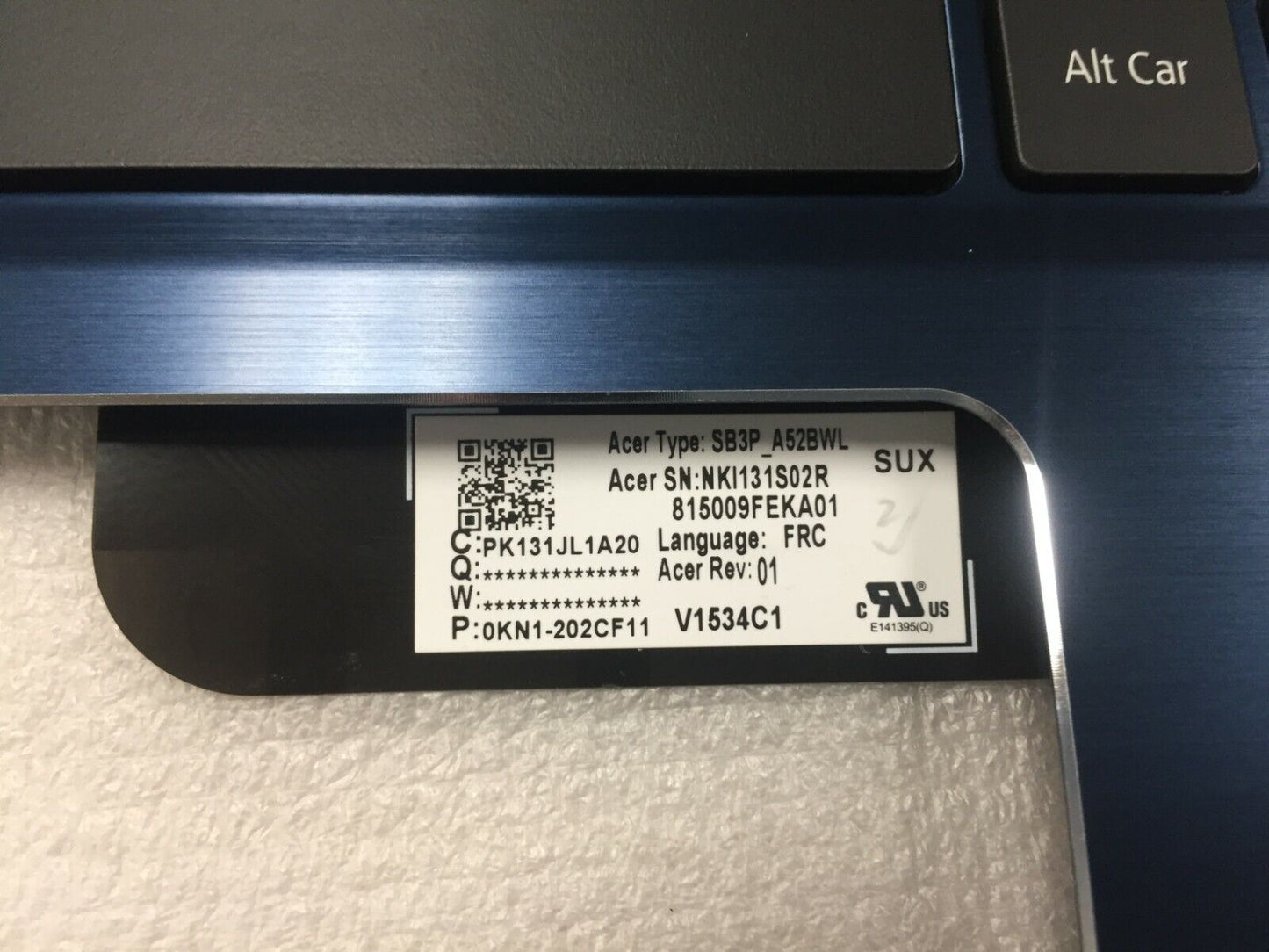 ACER KEYBOARD W/UPPER CASE BLUE SF314-52 ,6B.GQPN5.010