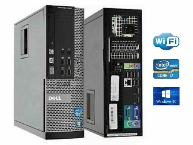 GAMING PC DESKTOP COMPUTER Dell 7020 SFF i7 32GB HD7570 960GB SSD WIFI WIN10