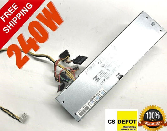 DELL 240W Power Supply For Dell OptiPlex 390 990 790 960 7010 3010 H240AS-00 SFF