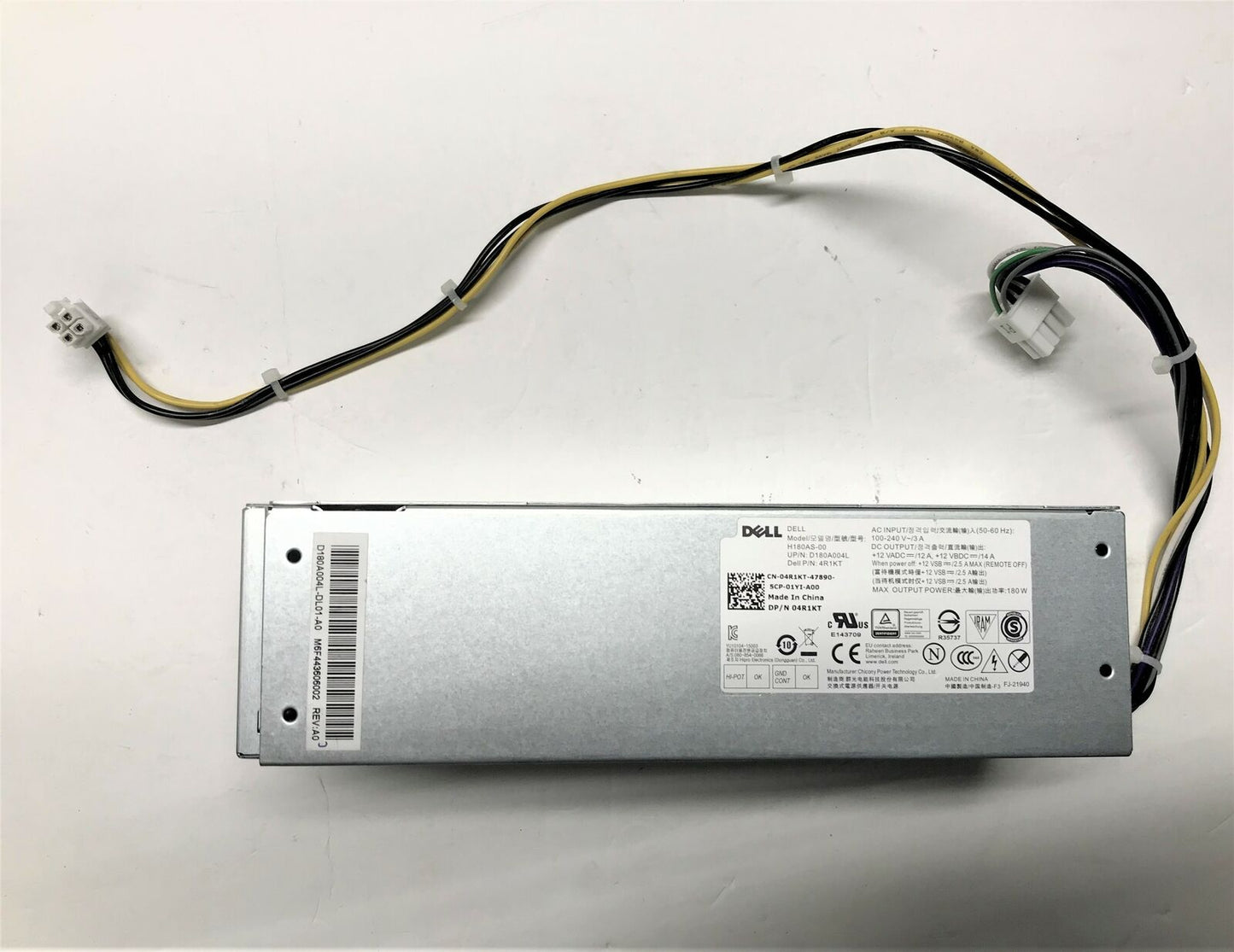 OEM Dell OptiPlex 3040 5040 SFF 180W Desktop Power Supply PSU RKTF0 5XV5K 4R1KT