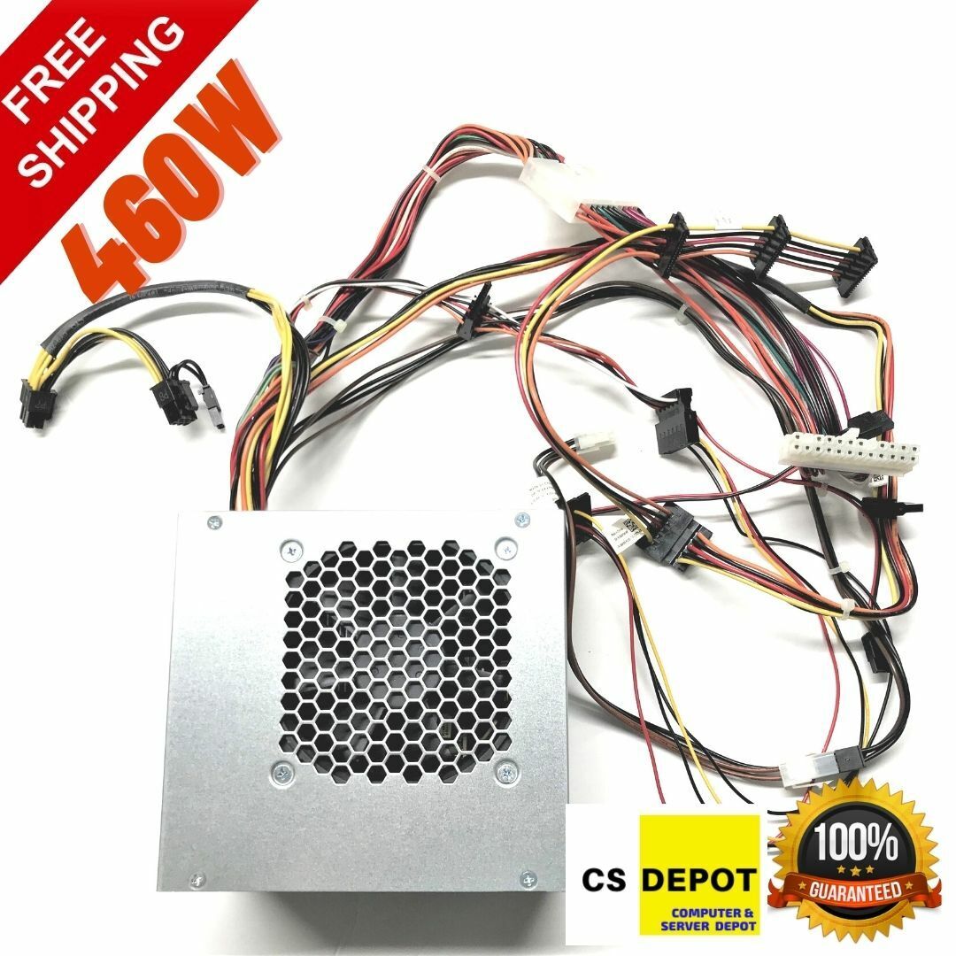DELL ALIENWARE AURORA R6 R7 XPS 8910 8920 8930 460W POWER SUPPLY 0DM1RW GENUINE