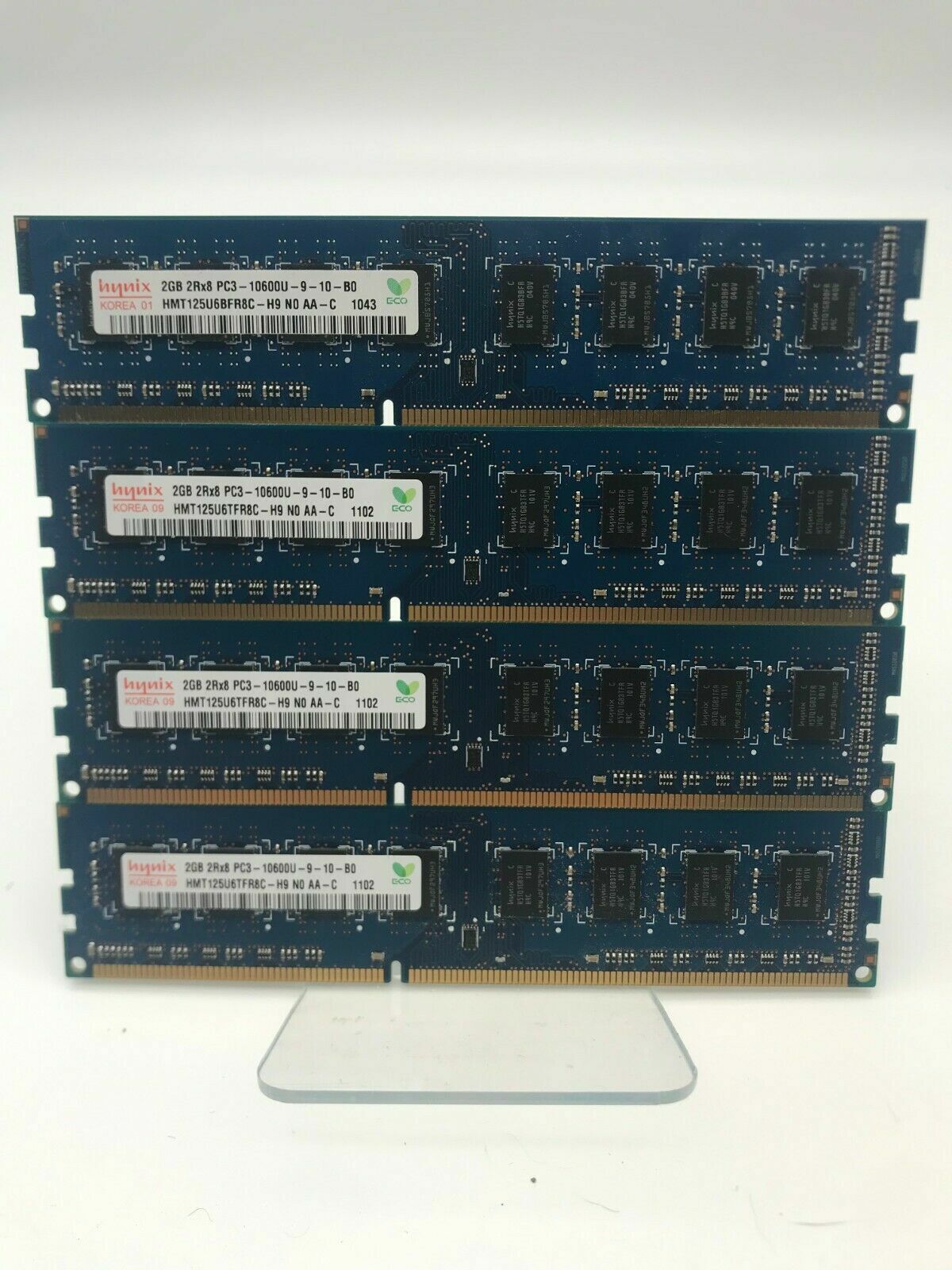 8GB (4X2GB) PC3-1200U DDR3 Desktop Memory RAM Hynix Samsung