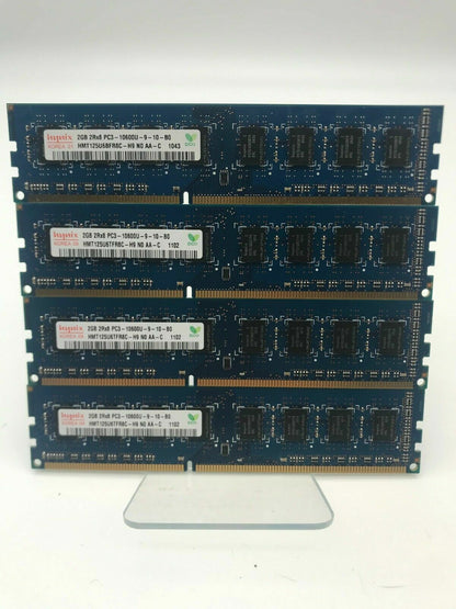 8GB (4X2GB) PC3-1200U DDR3 Desktop Memory RAM Hynix Samsung