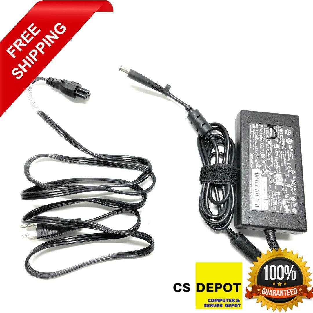 826554-001 Genuine HP Envy Pavilion 19.5V 6.15A 120W Smart Pin AC Adapter