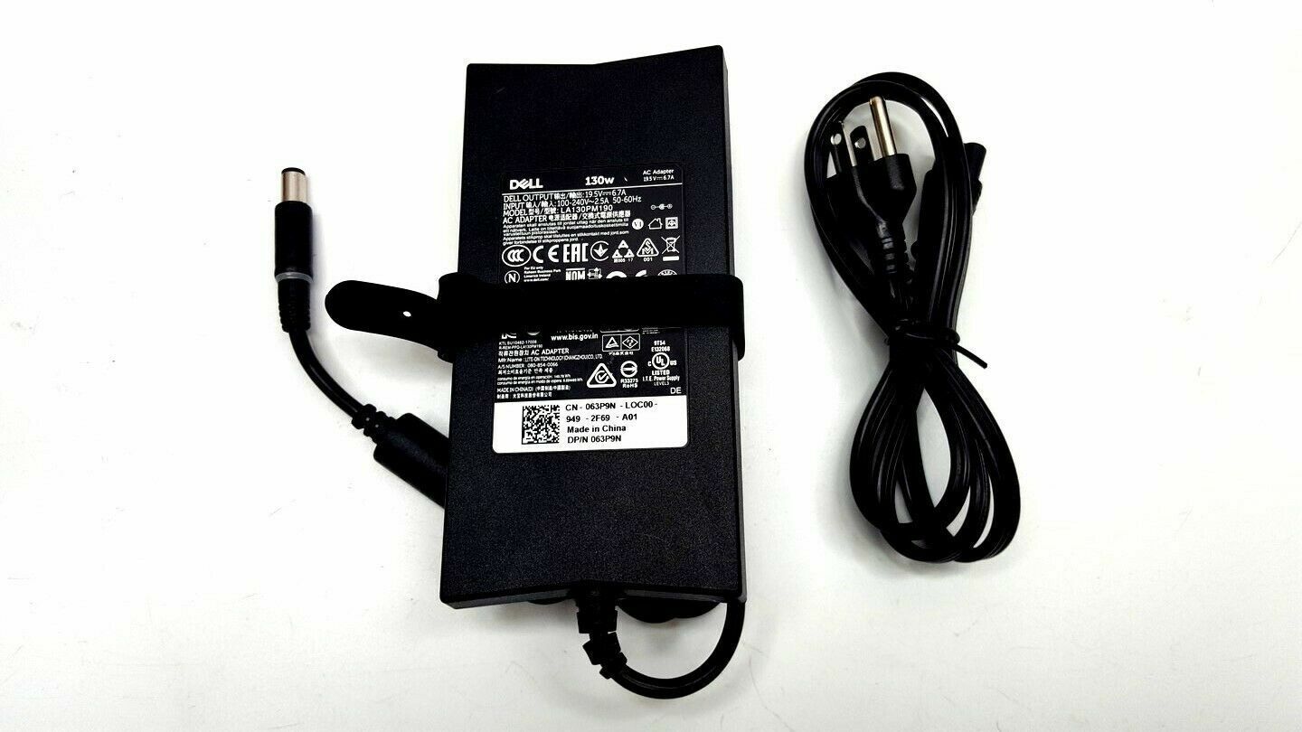 Genuine Dell 130W 0VJCH5 PA-4E 19.5V 6.7A AC Adapter Laptop Charger LA130PM121
