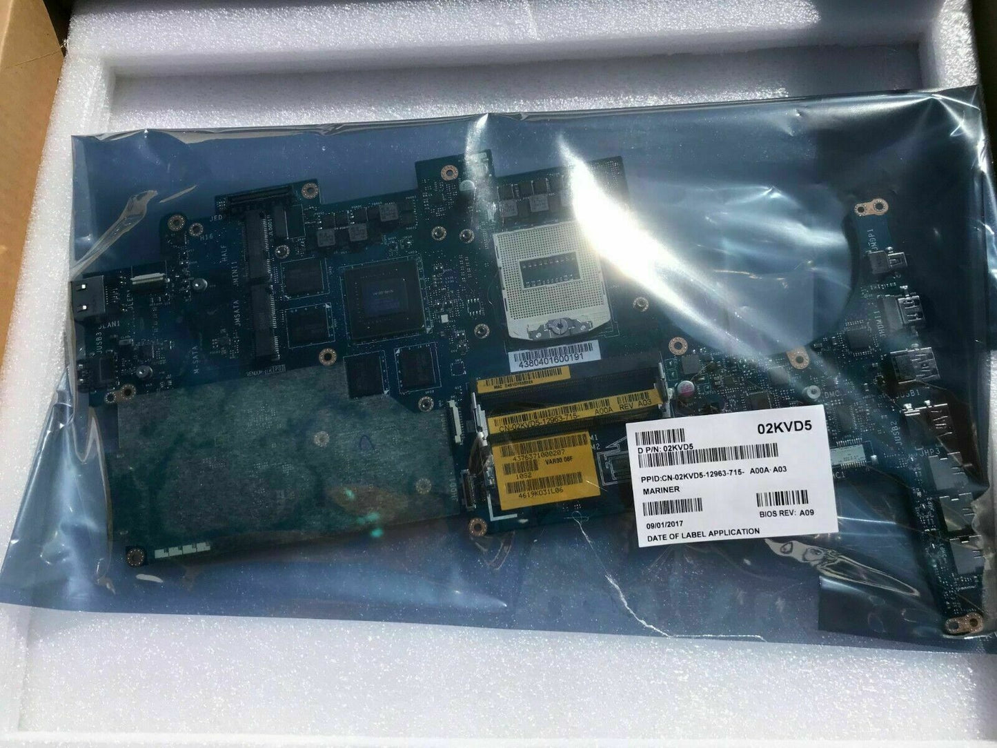 OEM Dell Alienware 14 14" Genuine Laptop Motherboard LA-9201P 2KVD5
